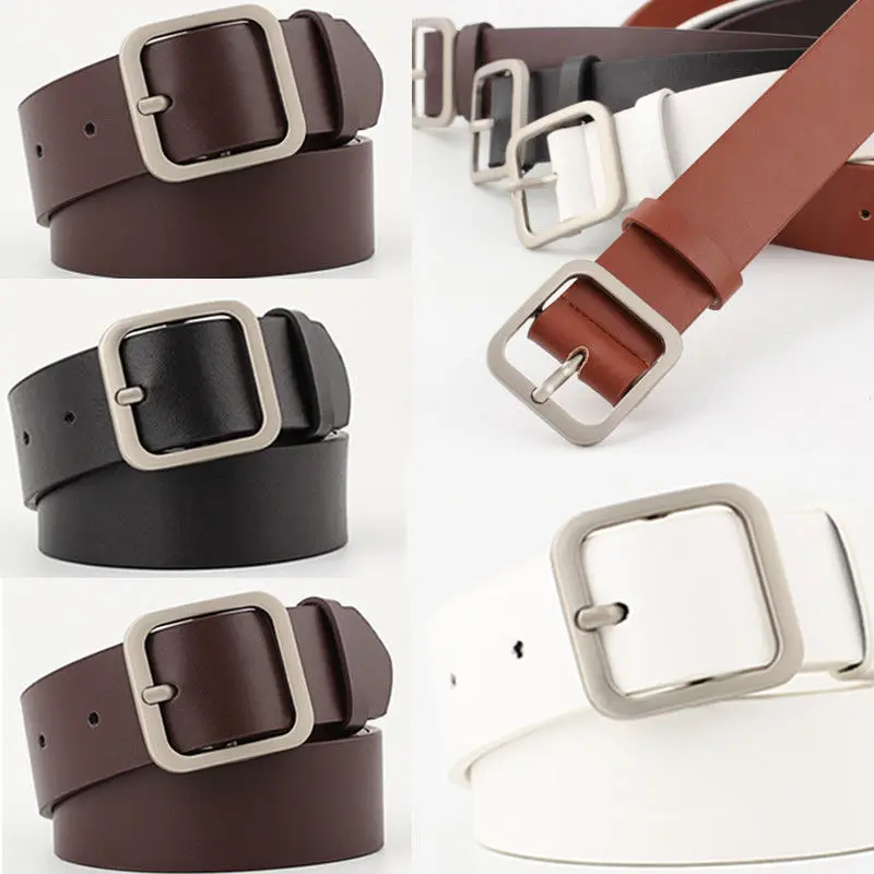 

Women Belt Classic Fashion Solid Genuine Leather Waistband Wide Belt Strap Belts Women's Waistband