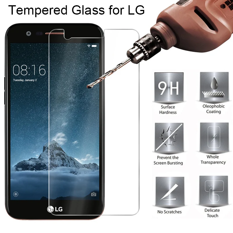 Закаленное стекло для LG K11 Plus K20 V закаленное X Power 2 Защита экрана Lg K10 2017 K30 G5