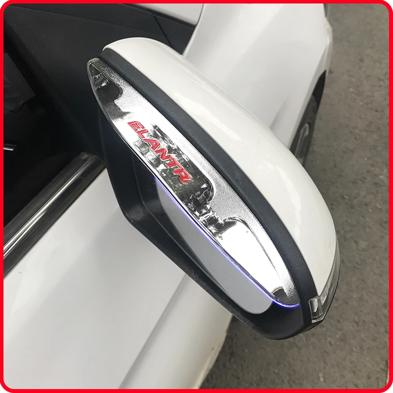

Rearview Mirror Protection Film Car Rear View Mirror Visor Sticker For Hyundai Elantra 2016-2018 car styling the accessories