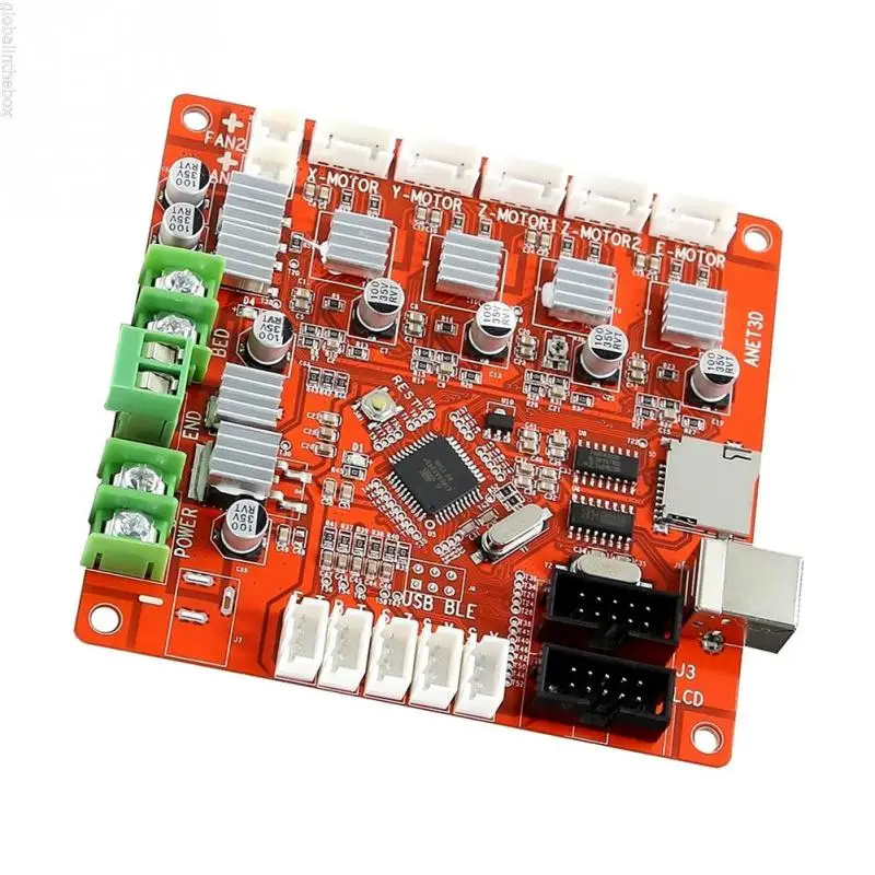 

A8 3D Printer Mainboard Parts For Anet A8 3D Desktop Printer Update Motherboard V1.0 RepRap Ramps1.4 Compatible