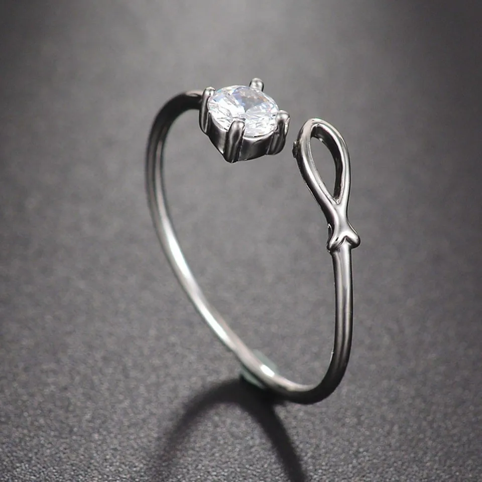 

Trendy Unisex Vintage Rings For Wedding Party Round Rhinestone And Fish Decorated Real Copper Quality Rings Fashion Jewelry