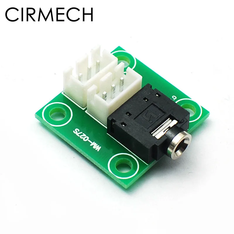 CIRMECH разъем для наушников 3 5 мм аудиоразъем PCB адаптер до 2 54 контактное