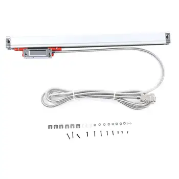 

1 pcs 270mm Linear Glass Scale High Accuracy Lathe Linear Scale for Milling Machine with Accessories