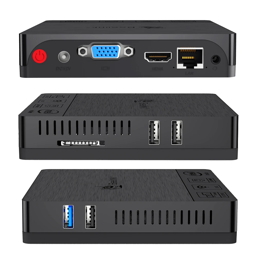 Мини ПК BT3 pro Windows 10 4 ядра + 64 ГБ HTPC HDMI VGA linux|Мини ПК| |