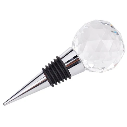 

Crystal Ball Red Wine Bottle Stopper Wedding Favors