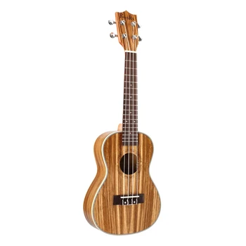 

Burks Ukulele Guitar Acoustic Ukelele Zebrawood 15 Fret 4 Strings Guitar Ukulele 21 Stringed Instrument For Music Lovers