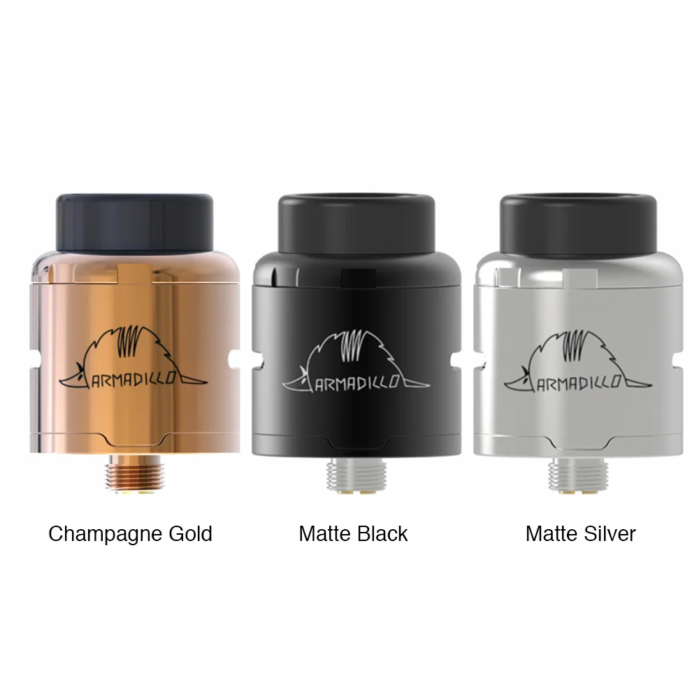 Оригинальный атомайзер Oumier Armadillo 24 мм RDA с двойной катушкой Vape испаритель 510 нитей