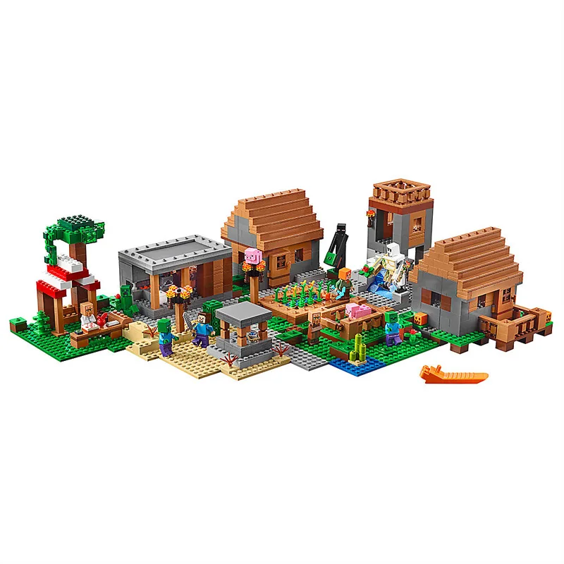 

1600Pcs The Village Model Building Blocks Compatible LegoINGlys 21128 18008 Bricks Educational Toys for Children Gifts