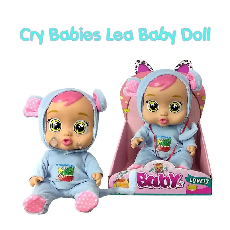 

8style Cry Babies Magic Tears Lala Doll With Music Silicone Reborn Baby Dolls Toy Bebes Anime Figure Toys For Children 2A109
