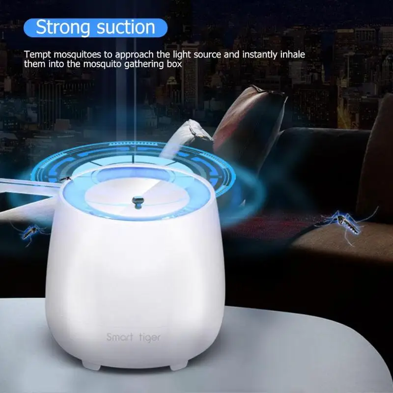 USB LED Photocatalyst Mosquito Killer Lamp NO Radiation Inhalant Light Trap Catcher Anti Mosquito