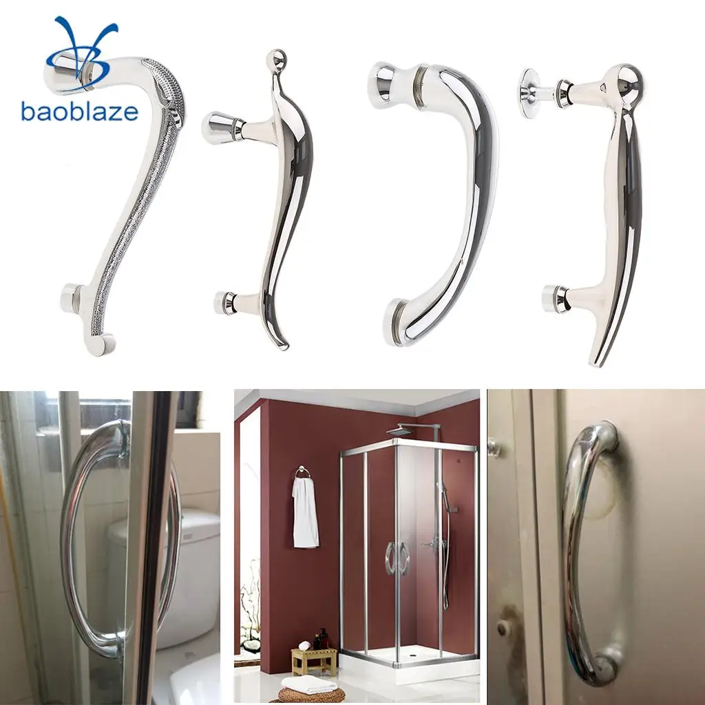 Long Door Push Pull Long Handle for Bathroom Shower Frameless Glass
