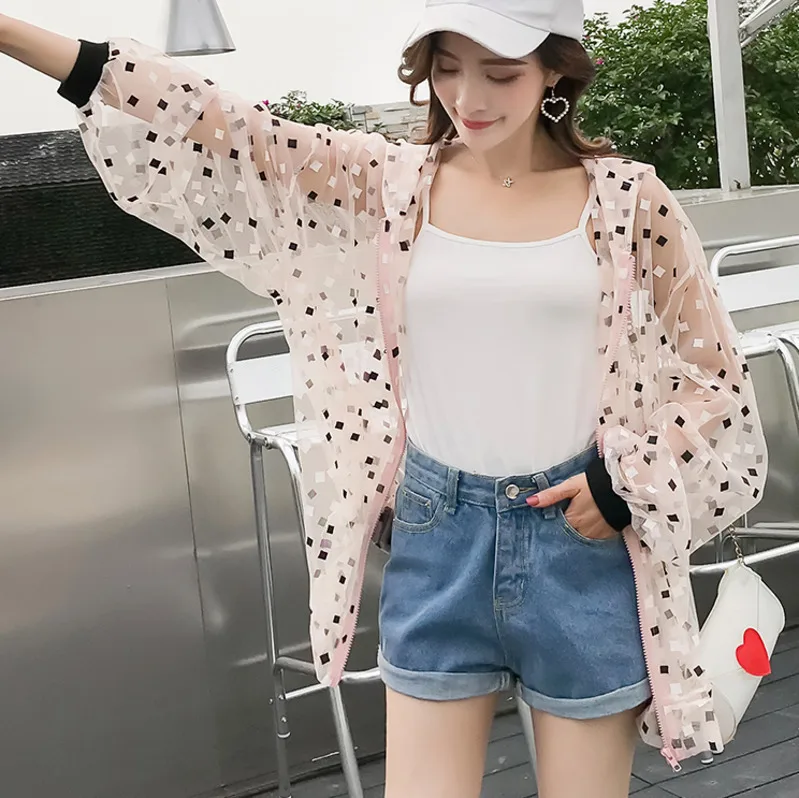 Женская свободная тонкая куртка Harajuku розовая куртка-кардиган с капюшоном