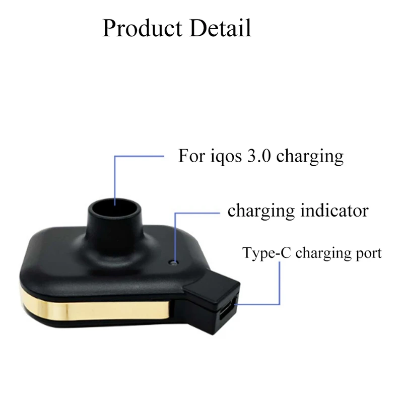 Kopen Type C Ontwerp Desk Charger Voor Iqos 3.0 Portable Home Reizen Oplader Voor Iqos Accessoires Fast Charging Stand