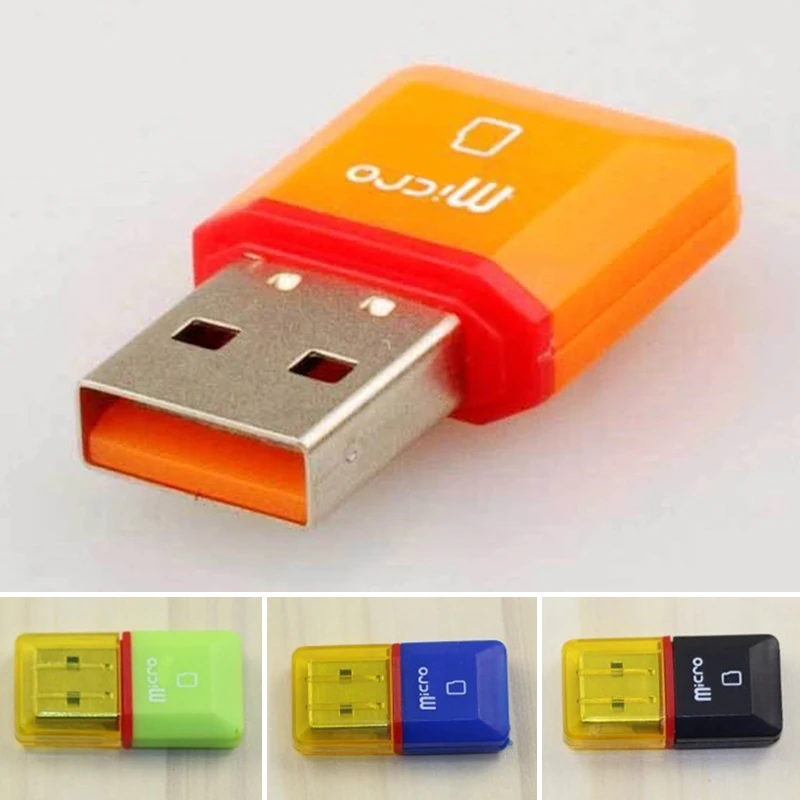Мини кардридер USB для карт micro SD/micro SDHC TF Windows XP/2000/98/98SE/Vista Mac OS X 9 0 128 32 Гб #25| |