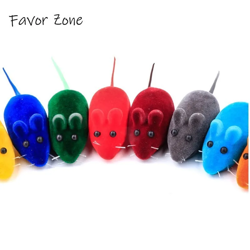 

Colorful Cat Toy High Simulated False Mouse Squeak Sound Toys For Cats Kitten Catching Funny Playing Mini Mouse Cat Pet Products