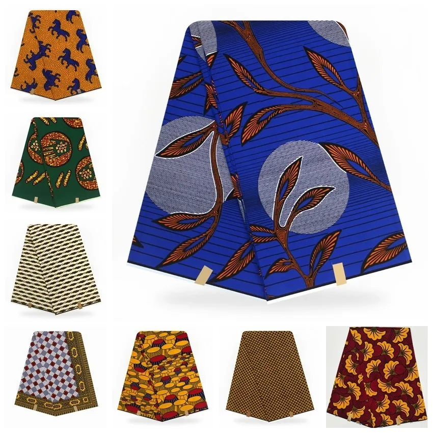 

Dutch Wax African Wax Veritable Ankara Fabric 2019 Latest African Fabric Print 100% Cotton Pagne Africain Original Wax Veritable