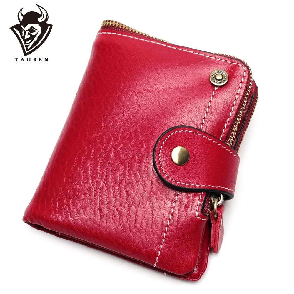 

Genuine Leather Women Purse Coin Mini Wallet For Women Cowhide Female Card Holder Carteira Feminina Lady Purse