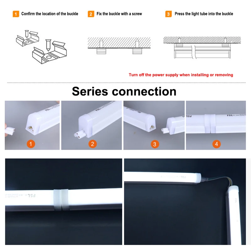 SMD T5 led light tube 4 шт./лот 300 мм Вт 220 В флуоресцентные Настенные светильники для дома