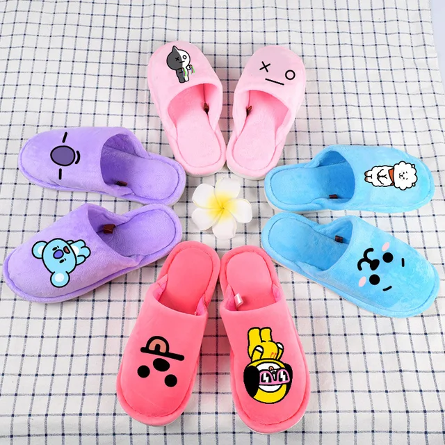 Bt21 Periphery Shoes Cartoon Lovely Cotton padded Shoes Bt21 Periphery Shoes Cartoon Lovely Cotton padded Shoes