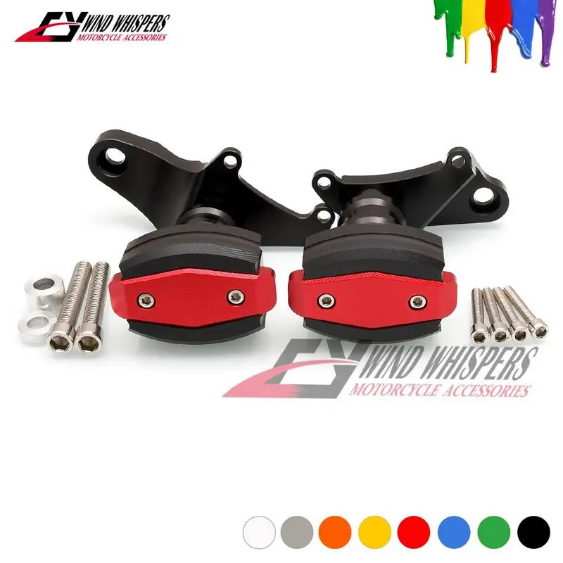 

CNC Aluminum Falling Protection Frame Sliders Crash Protector For Honda CBR500R CBR 500R CBR 500 R 2013 2014 2015