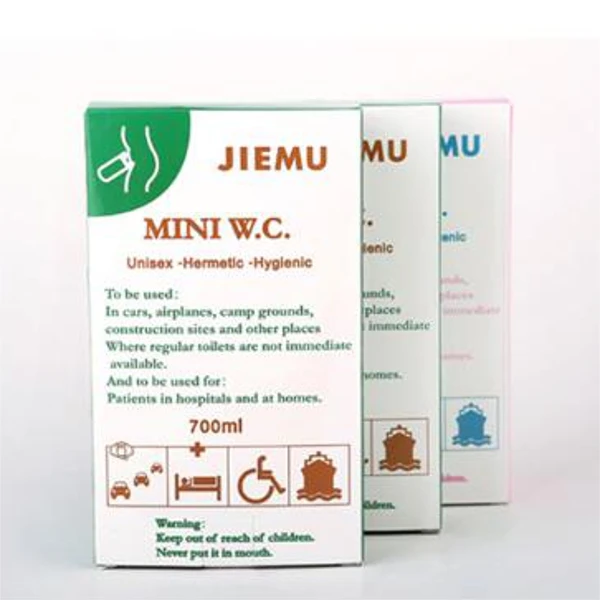 4 PCS البسيطة تبول البول حقيبة تويلت المحمولة في الهواء الطلق التخييم السفر سيارة أدوات الطوارئ الذكور الإناث الاطفال العالمي Airsickness حقيبة