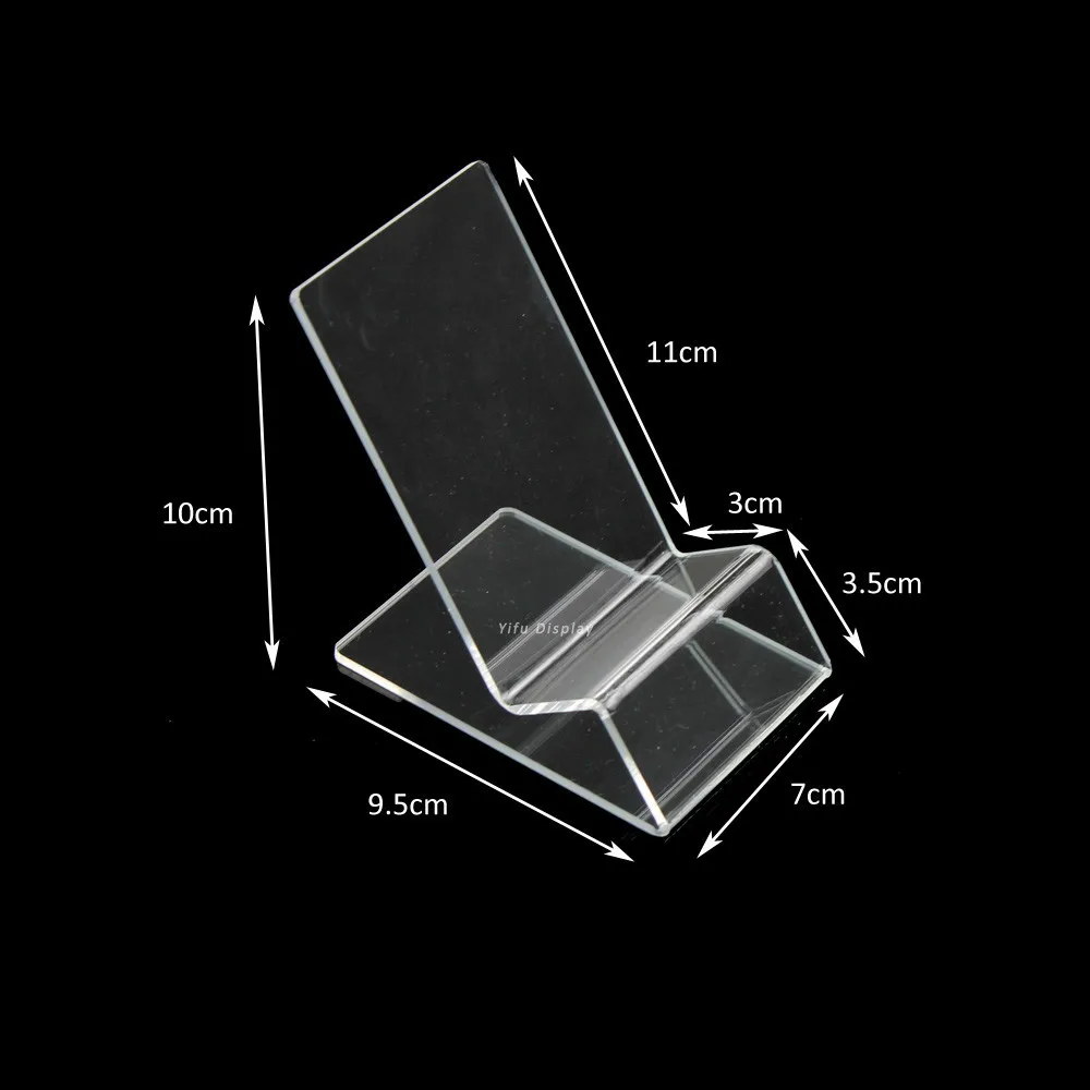 Прозрачный акриловый держатель мобильного телефона стеллаж сотовый телефон стенд мобильного телефона кронштейн Прозрачный кадр rpd001