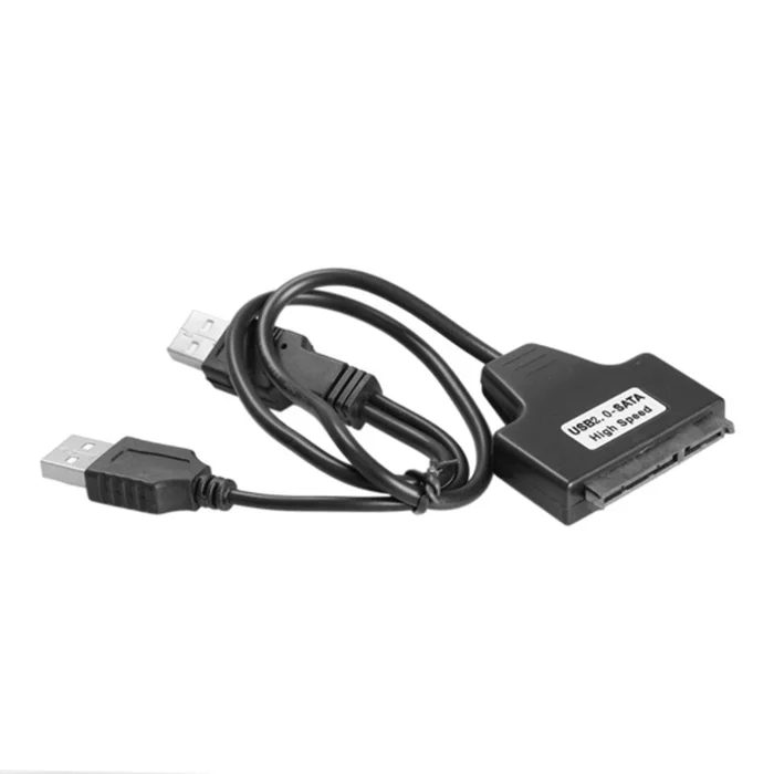 Кабель адаптер USB 2 0 для SATA 7 + 15 Pin 22Pin 5 дюймового жесткого диска IJS998| |