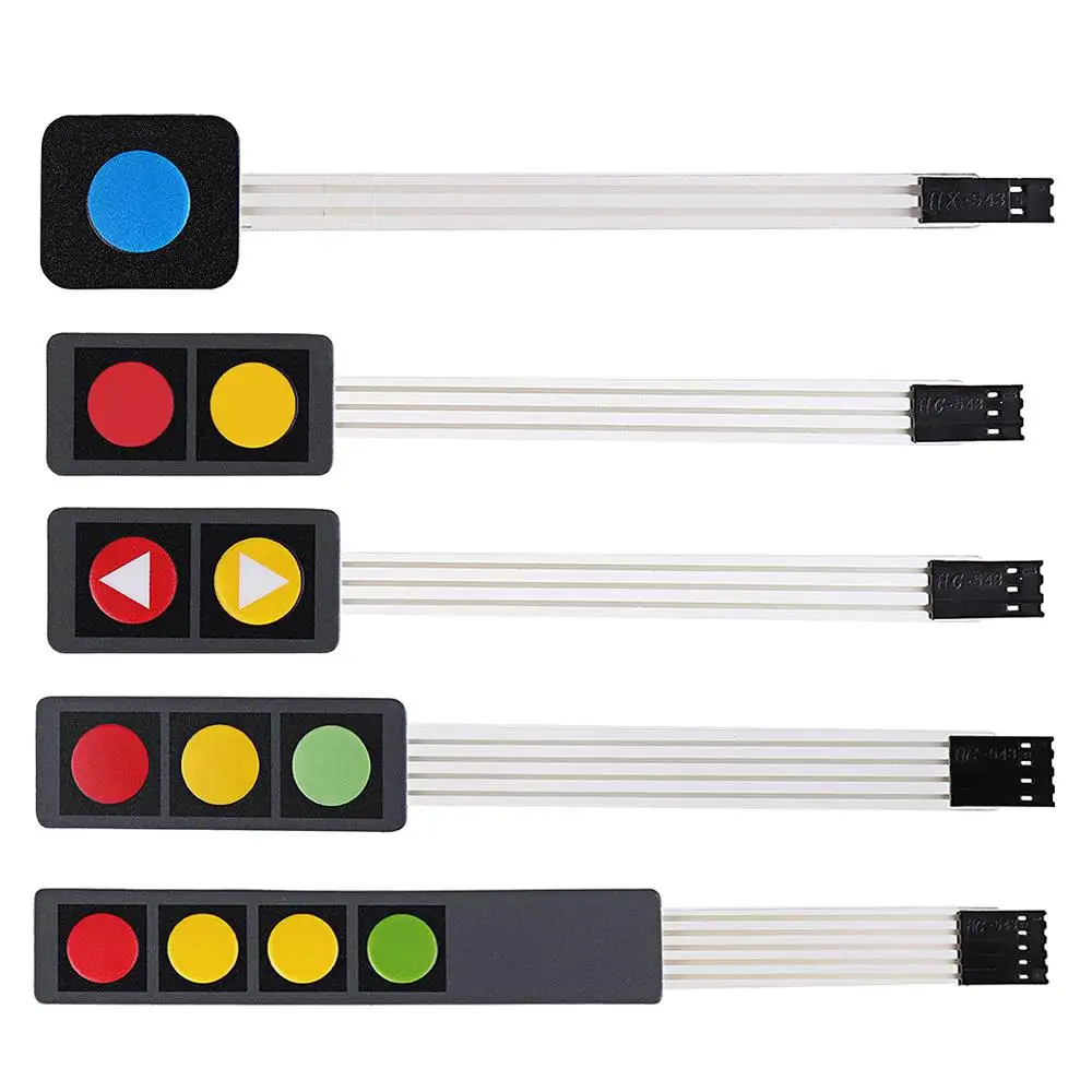 

1 2 3 4 Key Button Press Film Switch M atrix Array Keyboard Keypad Control Panel Pad DIY Kit For Arduino