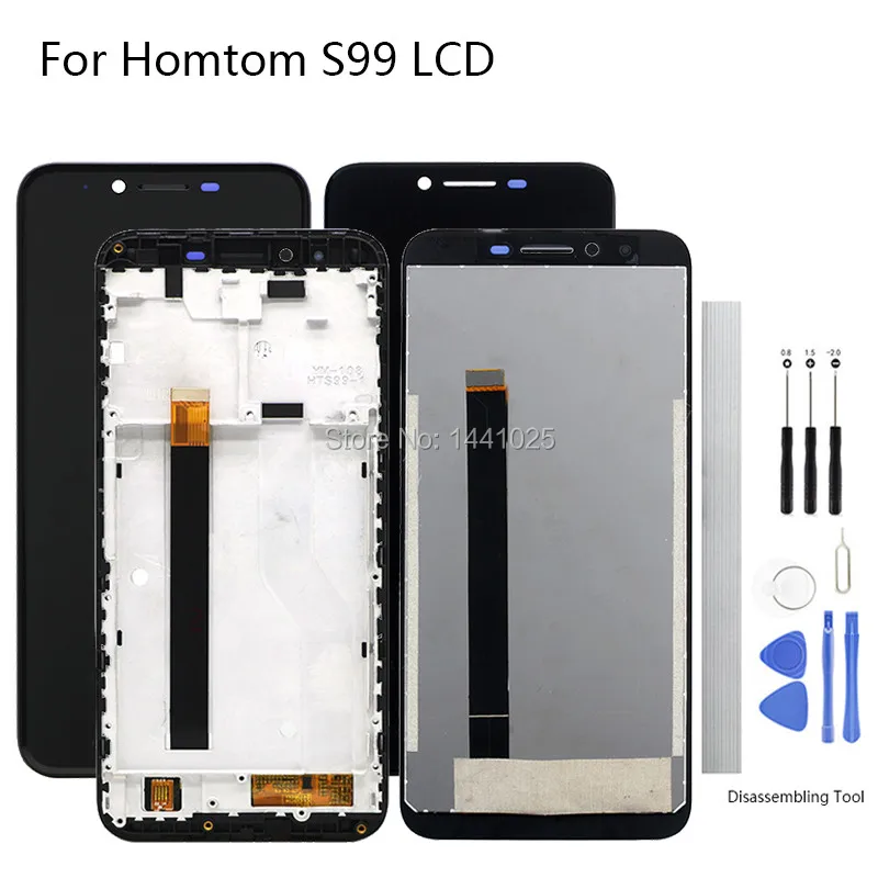 Дисплей сменный экран для HOMTOM S99 ЖК-дисплей Touch Экран 5 дюймовый черный | Мобильные