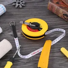 10/15/20 Вт, 30 Вт, 50 м с измерительной линейкой; переносный Диск Гибкая линейка, измерительный инструмент волокна инженерные измерительная лента ручной инструмент для инженера