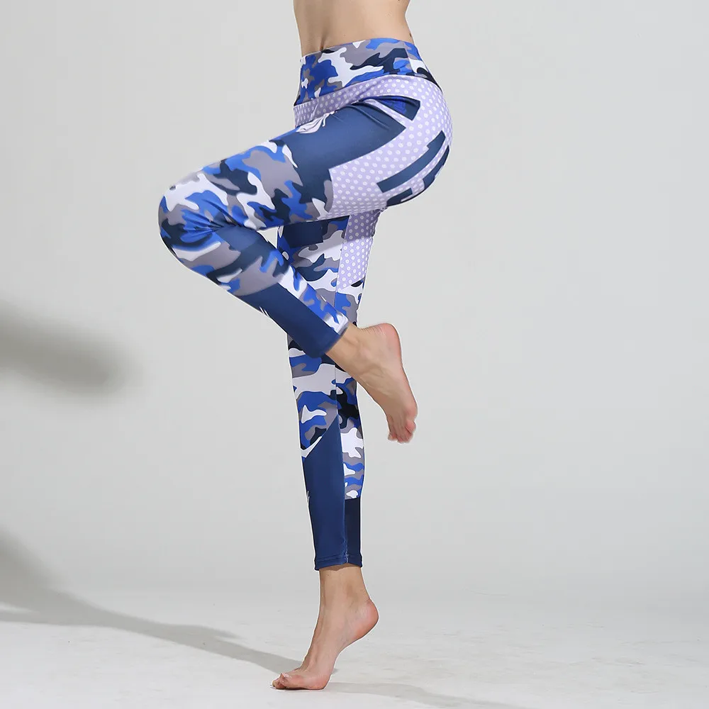 Women Yoga Pants Sports Running Sportswear Stretchy