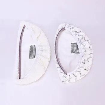 

2 Pack Steam Mop Pads Replacement For Bissell Powerfresh Steam Mop White Replacement Pad Fiber Cloth Cover 19402 19408