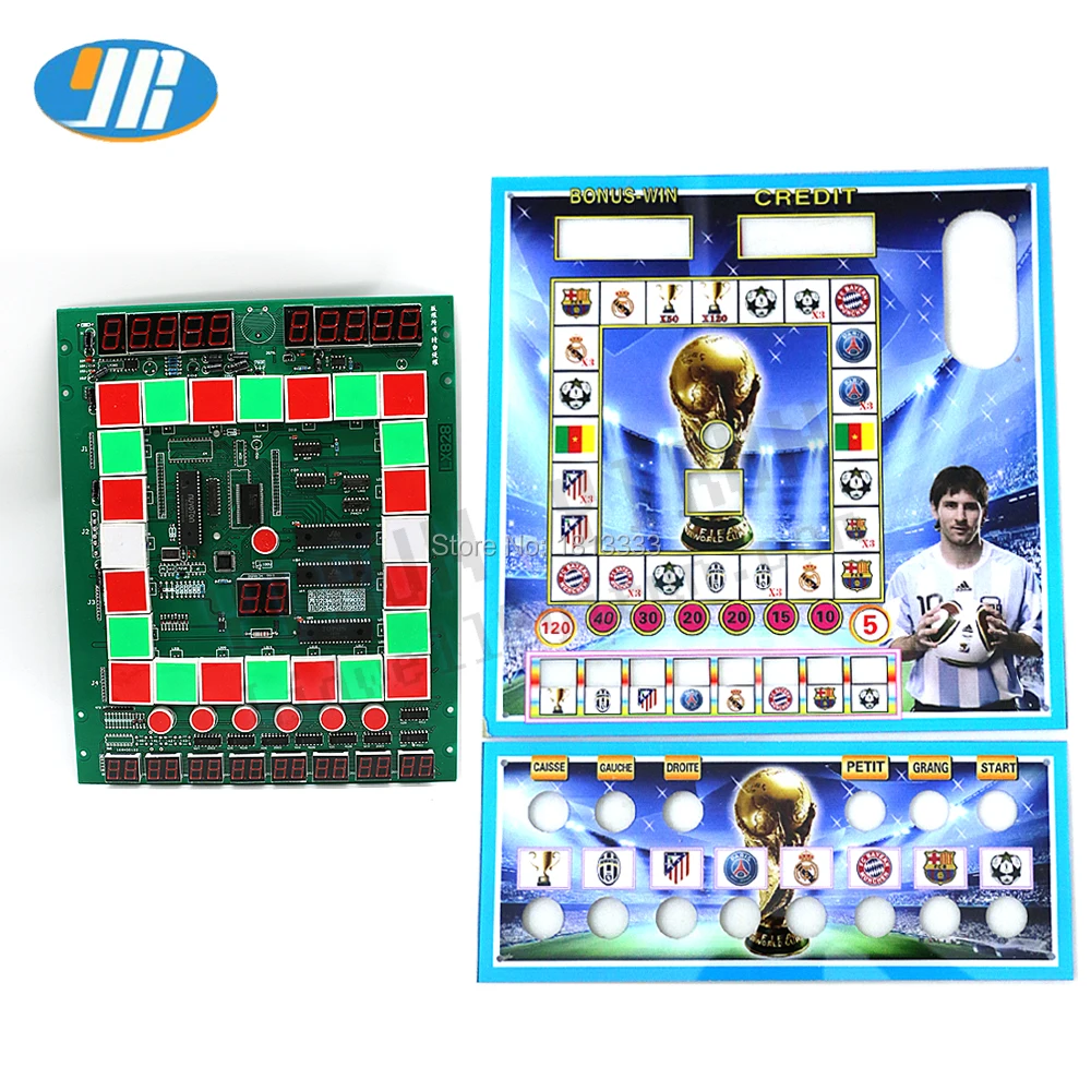 

World Cup Soccer Acrylic+Motherboard+Wires for indoor game cabinet accessories Slot machine Mario Game PBC