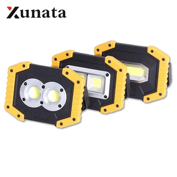 

Led COB Portable Spotlight Floodlights Rechargeable LED Lantern Flashlight Waterproof Hunting Camping Light Work Light Lamp