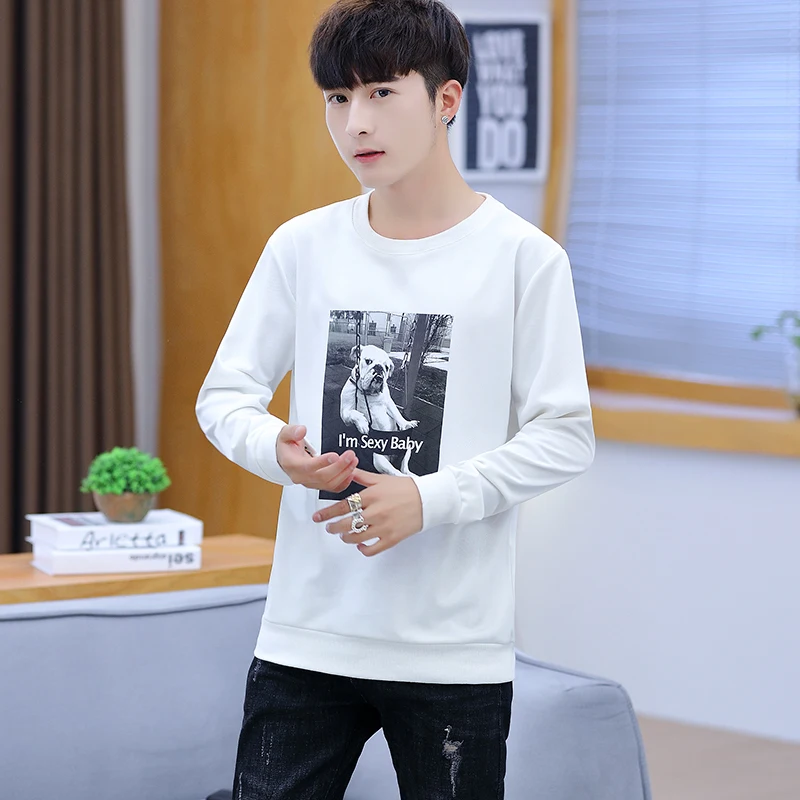 2019 Spring New Man Long Sleeve T shirt Teenagers summer top Free shipping 2019 Spring New Man Long Sleeve T shirt Teenagers summer top Free shipping