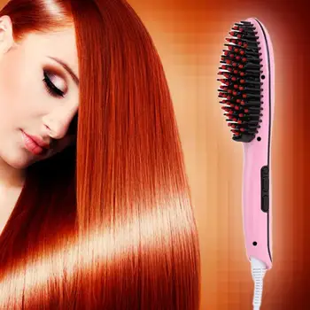 

29W LCD Massage Hair Comb Brush Woman's Electric Fast Straight Irons Auto Straightening Comb Hair Care Styling Brush