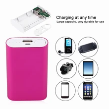 1 предмет Батарея получить чехол 5 V 1A Мощность банка комплект 4X18650 Батарея держатель сделай сам, коробка для MP3/4 Телефон Батарея Зарядное устройство чехлы
