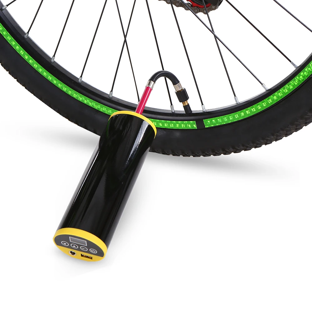 

150PSI Mini Bicycle Cycle Air Pressure Inflator Rechargeable Tire Pump Bike Electric Pump MTB Road Bike Motorcycle Car Air Pump