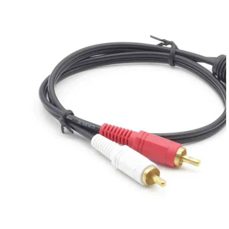 RCA Женский к 2RCA мужской аудио видео микрофон кабель 1 5 м|Детали и аксессуары для