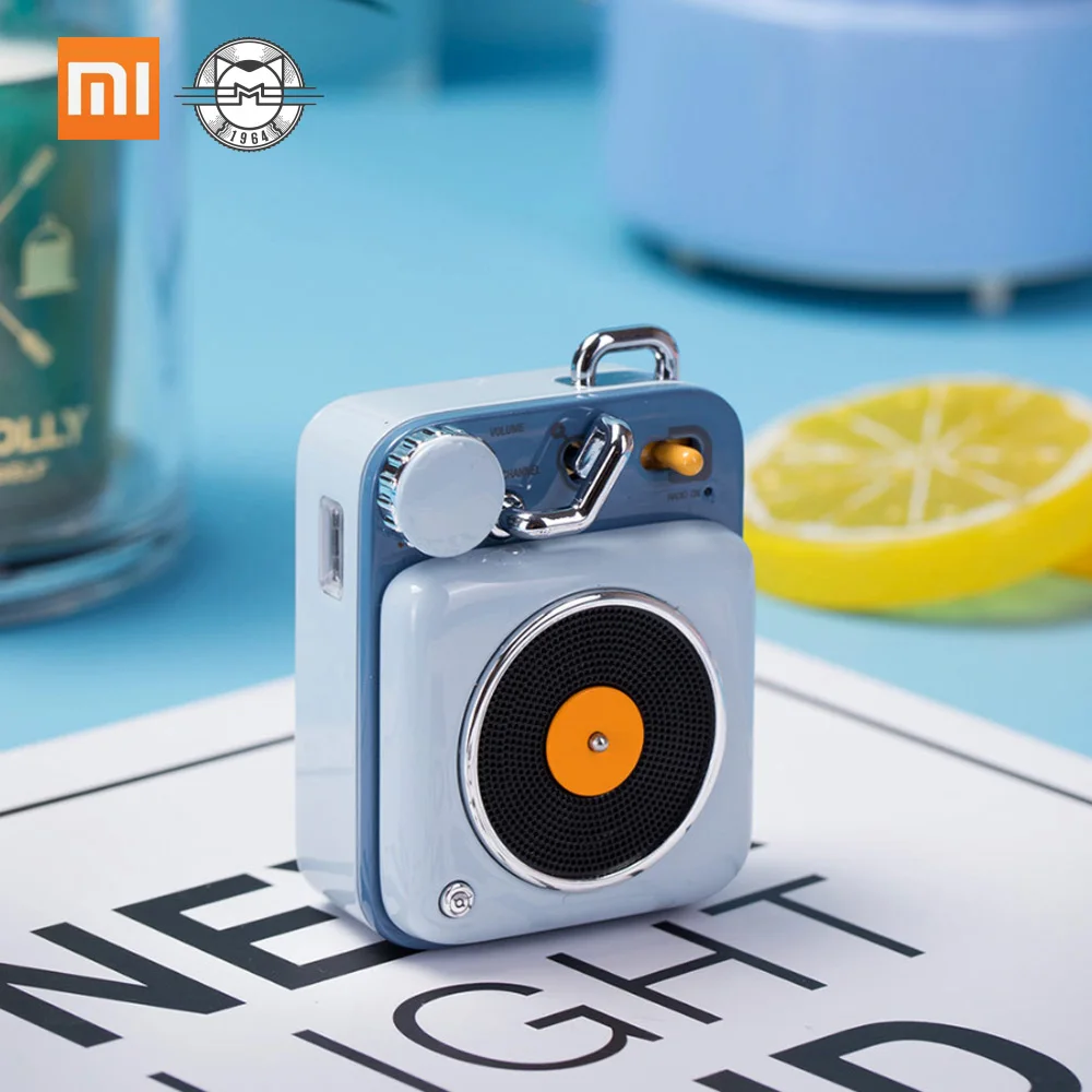 

Xiaomi Mijia Cat King Atomic Record Player B612 Bluetooth Intelligent Audio Portable Zinc Aluminum shell speaker Music H30 #
