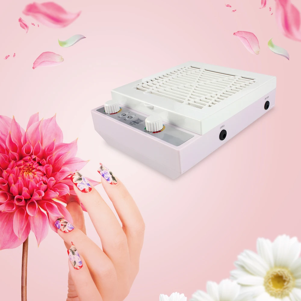

45W Nail Dust Collector Vacuum Cleaner for Manicure Fan Suction Machine Nail Art Salon Equipment with 25000rpm Polish Pen