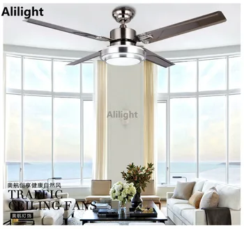 

LED Ceiling Fans with Light Minimalist Modern Fashion European-style Fan Lamp Hanging Lights Metal Indoor Lighting Decor Fixture