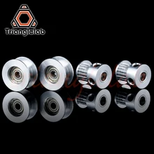 Trianglelab GT2-16 polia rolamento habitação polia ociosa conjunto para prusa original i3 mk2.5/s mk3/mk3s kit roda síncrona