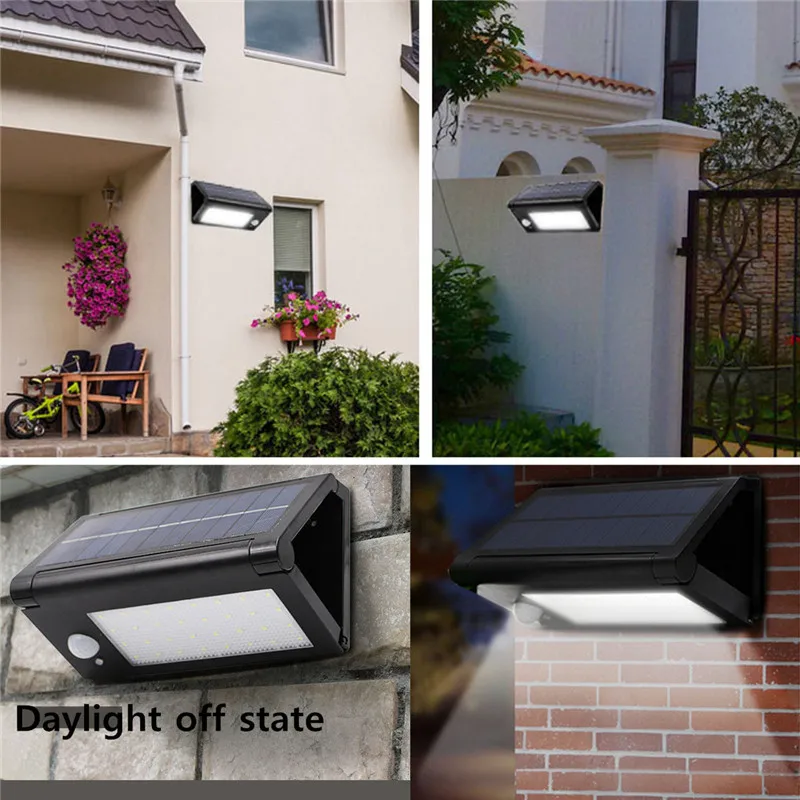 

Mising Foldable Solar Lamps 32 LED 6.4W Super Bright Wireless Motion Sensor Outdoor Spotlight Lighting Garden Patio Wall DC3.7V