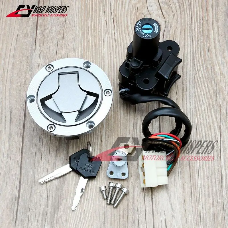 

Ignition Switch Fuel Gas Tank Cap Cover Seat Lock Key Set For Kawasaki Ninja 250R EX250 2008-2012 Ninja 300 EX300 2013-2015