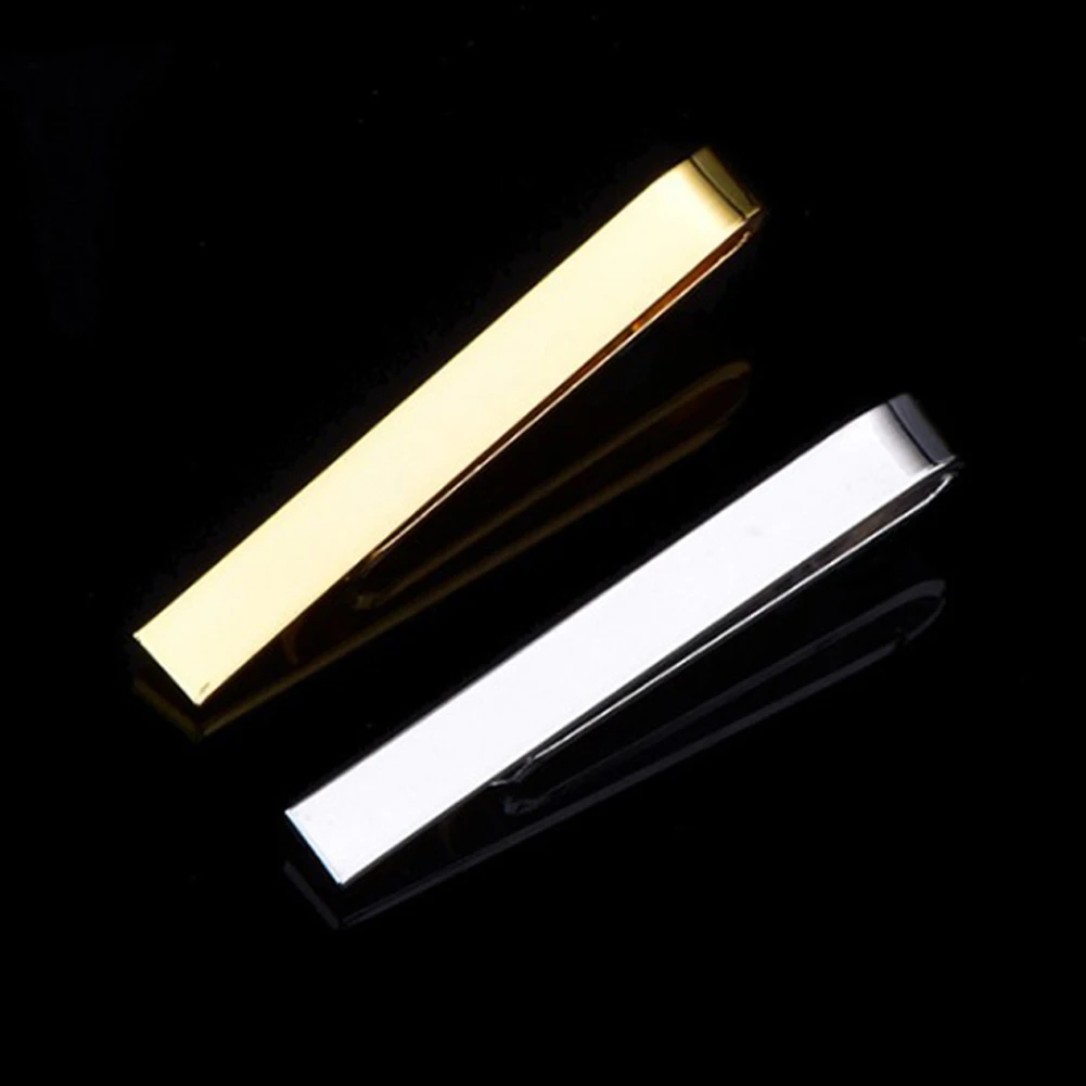 

Fashion Tie Clip Men's Metal Copper Silver Black Tone Simple Necktie Clasp Shirts Blazer Tie Clips Simple Style Business Clips