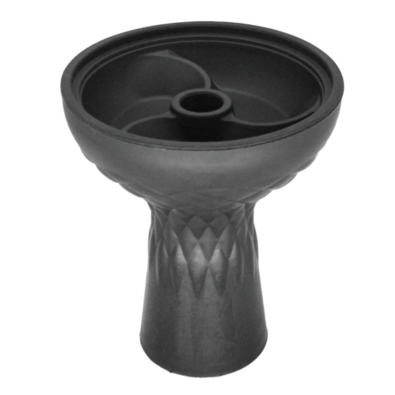 

Black Silicone Hookah Tobacco Bowl Shisha Hookahs Chicha Narguile Accessories For Kaloud Lotus