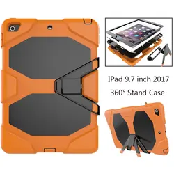 Для Apple iPad 9,7 2017 218 A1822 A1823 дети Безопасный ударопрочный сверхмощный силиконовый Жесткий Чехол для задней панели A1893 A1954