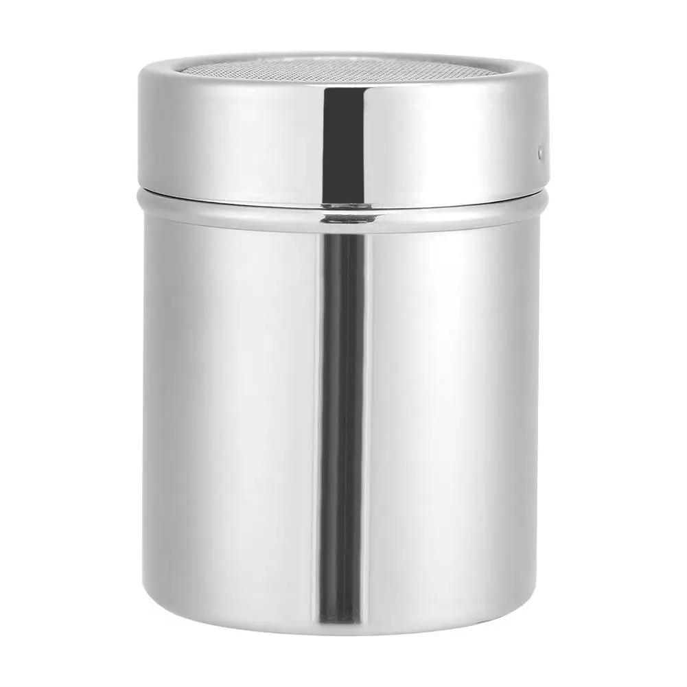 

High-quality Kitchen Stainless Steel Powder Mesh Flour Sifter Chocolate Shaker Cocoa Coffee Sugar Powder Shaker Spice Dispenser