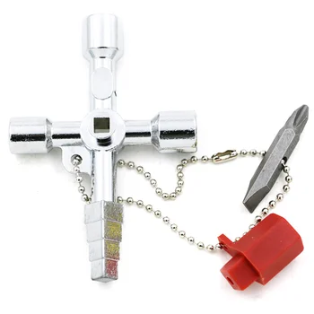 

Triangular Accessories Elevator Cross Switch Multifunction Train Plumber Universal Electrical Cabinet Key Wrench Square